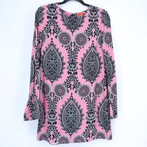 LA DOUBLEJ Mini Supremes Swing Dress Oltrarno Pink Long Sleeve Women's L